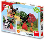 Dino Puzzle 3x55 db - Bing (06581)