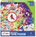 Chalk and Chuckles Puzzle - Ursuletul invata ceasul PlayLearn Toys Puzzle