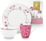 Pip Studio reggeliző készlet Jolie Pink 3 db fehér - fehér Univerzális méret