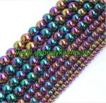  Szivárvány Hematit Ásványgyöngy Gyöngyfüzér 6mm