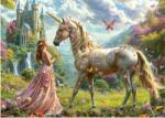 Educa - Puzzle Zâne, unicorni și fluturi - 500 piese Puzzle