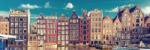 Interdruk - Puzzle Panorama Amsterdam - 1 000 piese Puzzle