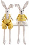 Decorer Set 2 figurine Iepurasi Paste textil 11x7x60 cm (A16.16.49deco)