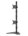 Nexio Suport de birou pentru 2 monitoare, Nexio, 17-32 inch(43cm-81cm), reglabil, capacitate sustinere 9KG/monitor, Negru "NX-LDT66-T02V (NX-LDT66-T02V)