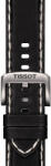 Tissot Curea neagră din piele Tissot T852.044. 982