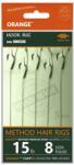 Orange Rig Feeder Orange Series 3 No. 10 15Lb Method Hair Rigs