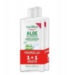 Equilibra Aloe Vera Șampon hidratant pentru păr cu acid hialuronic, 2 x 265 ml