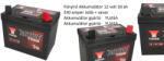  Fűnyíró Akkumulátor 12 volt 30 ah 330 amper savas Jobb + Bal+ VÁLASSZON ! ! ! ! (U1R_YUASA)