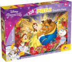 Lisciani A szépség és a szörnyeteg 2 az 1-ben 108db-os puzzle és színező 50x35cm - Lisciani (91683) - jatekshop