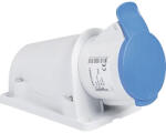 Schneider Electric Priză simplă cu împământare Schneider PratiKa 32A, montaj aplicat, pentru exterior IP44 (PKF32W423)
