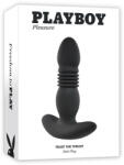 Playboy Trust the Thrust - akkus, lökő anál vibrátor (fekete) (844477022420)