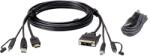 ATEN 1.8M USB HDMI to DVI-D Secure KVM Cable Kit 2L-7D02DHX2 (2L-7D02DHX2)