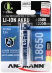 ANSMANN 18650 Li-ion 3500mAh védett akkumulátor (1307-0001) (1307-0001)