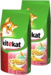 Kitekat Hrană uscată pentru pisici cu carne de vită și legume 2x12kg
