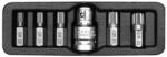 TOYA Bit klt. 6 r. SPLINE M5-M12 L=30mm 1/2 col (YT-0414)