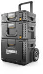 TOUGHBUILT StackTech 3 darabos szerszámtároló kocsi (TB-B1S3-B-70R)