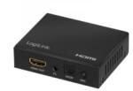 LogiLink HDMI audio kivonó, 2CH/5.1CH, SPDIF, 3.5 mm, 4K/60 Hz, HDR, CEC, ARC (HD0055) (HD0055) - aqua