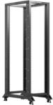 Lanberg Комуникационен шкаф Lanberg OR01-6042-B, 19", 42U, 211.8 x 10 x 60 cm, товароносимост до 600кг, черен (OR01-6042-B)