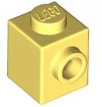 LEGO® 87087c103 - LEGO élénk világos sárga kocka 1 x 1 méretű oldalán 1 bütyökkel (87087c103)