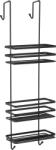 Hyggli Inox raft de duș 25 cm negru 50-115 (50115)
