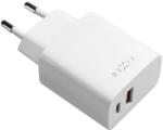 FIXED USB-C/USB Travel Charger 20W, white FIXC20N-CU-WH (FIXC20N-CU-WH)