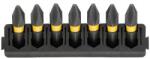 DEWALT 25 mm-es bittartó 7 bithez + Flextorq PH2 bitekhez DT70807 (DT70807)