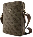 CG Mobile GUESS PU 4G TRIANGLE LOGO kézitáska álló univerzális, vállpánt, BARNA GUTB8P4GFTSW (GUTB8P4GFTSW)