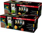 Sheba SHEBA Nature's Collection Flavour Selection 80x85 g - Teljes értékű nedves eledel felnőtt macskáknak, szószban