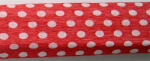 Cool by victoria Krepp-papír, 50x200 cm, COOL BY VICTORIA, piros alapon fehér pöttyös - patronbolt