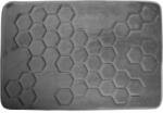 Hyggli Honey fürdőszoba szőnyeg 90x60 cm négyszögletes szürke 70-089 (70089)