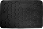 Hyggli Honey fürdőszoba szőnyeg 90x60 cm négyszögletes fekete 70-088 (70088)