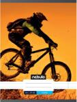 Nebulo Nebulo: Tűzött vonalas biciklis mintás füzet 81-32 A/4 (VO-XM-A4-12347681) - jatekshop