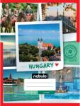Nebulo Nebulo: Tűzött vonalas Magyarország mintás füzet 81-32 A/4 (VO-OVM-A4-12348374) - jatekshop