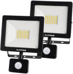 Platinium LED-es energiatakarékos reflektor mozgásérzékelővel 30 W - 2db