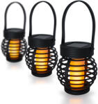  Garden King Felakasztható napelemes LED lámpák 3 db, meleg fehér SL-1003