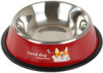  Rozsdamentes acél tál kutyáknak/macskáknak CAT&DOGS 150 ml - több színben Termék színe: Piros