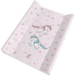  Merev pelenkázó lap 50x80cm -Rózsaszín egyszarvú - babyland-shop