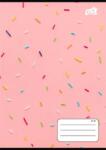 Victoria Füzet, tűzött, A5, vonalas, 32 lap, 4-8. osztály, COOL BY VICTORIA Sweet pink , 21-32 (ISVFC95) - tabexpress