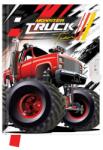 JUNIOR Monster Truck terepjáró autós napló szív alakú lakattal - 18x14 cm (DBL36-8586025944175)