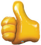 Qualatex Ballagási óriás fólia lufi 35" 89cm, diploma, Thumbs up (LUFI636310)