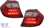 KITT Lightning Angel Eyes Első Lámpa BMW 1 Series E81 E82 E87 E88 (2004-2011) modellekhez, fekete (HLBME87B)