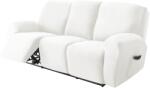 Forcheer Relax Fotel Huzat (bársonyos, 3 üléses, fehér, rugalmas)