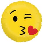 Balloons4party Balon folie Emoji Kiss Pupic , Sarut 45cm