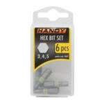 HANDY 6 Db-os Bit Készlet Tárolóval (10607) (gz-10607)