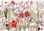 Interdruk - Puzzle Flori colorate plante - 500 piese Puzzle
