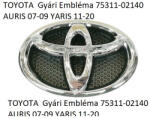  TOYOTA Gyári Embléma 75311-02140 AURIS 07-09 YARIS 11-20
