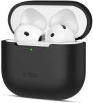 Tech-protect SILICONE husă de protecție pentru Apple AirPods 4 negru (5906302370115)