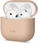 Tech-protect SILICONE husă pentru Apple AirPods 4 cafe latte (5906302370245)
