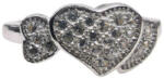Flippy Inel, Jolie Silver, Argint 925 Inimi cu Pietre M 49 (teo-116785)