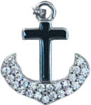 Flippy Pandantiv, Jolie Silver, Argint 925, Model Cruce Ancora cu pietre, 13 x 13 mm, 1.1 g (teo-116684)